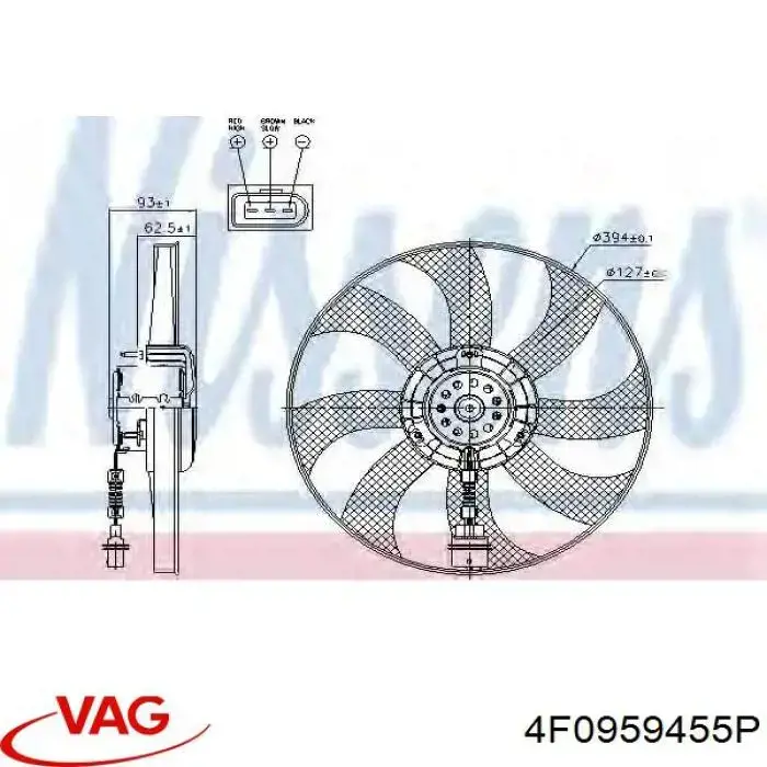 Comprar 4F0959455P VAG Ventilador del motor