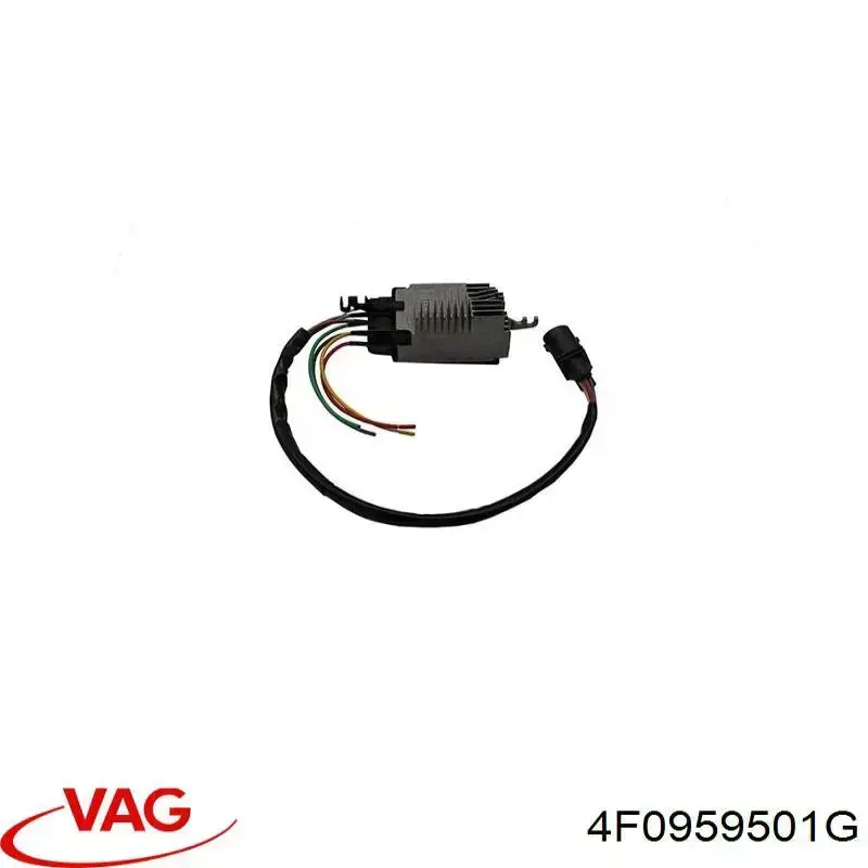 Comprar 4F0959501G VAG Regulador de velocidad del ventilador de refrigeración (unidad de control)