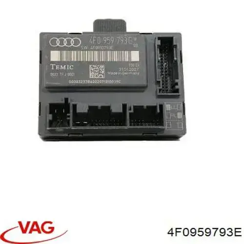 Comprar 4F0959793E VAG Unidad de confort de la puerta delantera