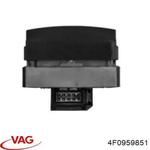 Unidad de control elevalunas delantera izquierda VAG 4F0959851