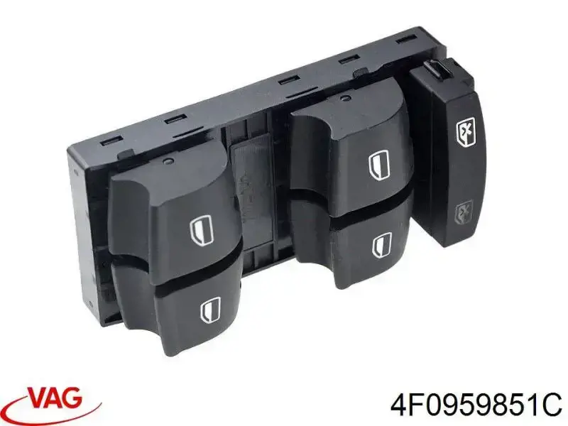 Comprar 4F0959851C VAG Interruptor de elevalunas delantera izquierda