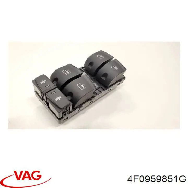 4F0959851G VAG unidad de control elevalunas delantera izquierda