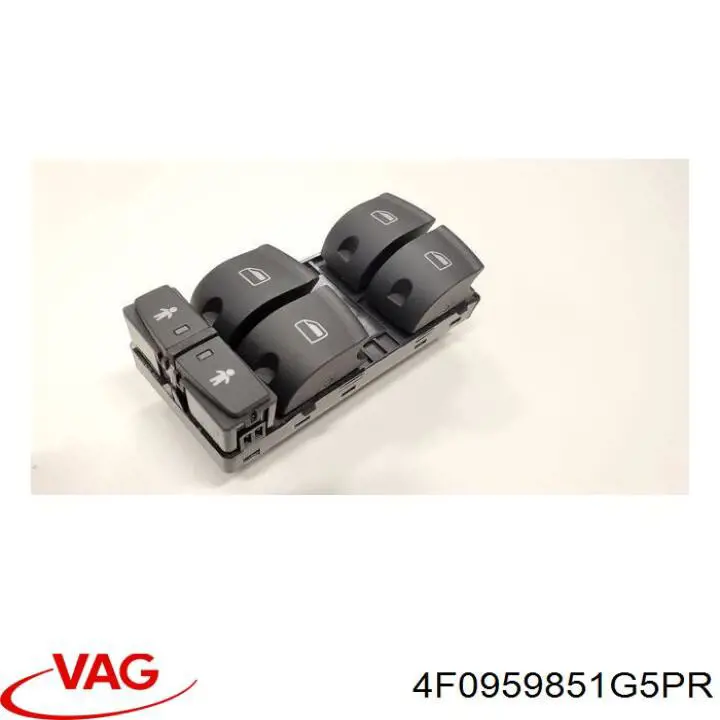 Unidad de control de elevalunas delantera izquierda VAG 4F0959851G5PR precio, desde 26,50 EUR