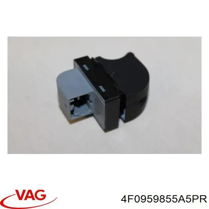 4F0959855A5PR VAG botón de encendido, motor eléctrico, elevalunas, puerta delantera derecha