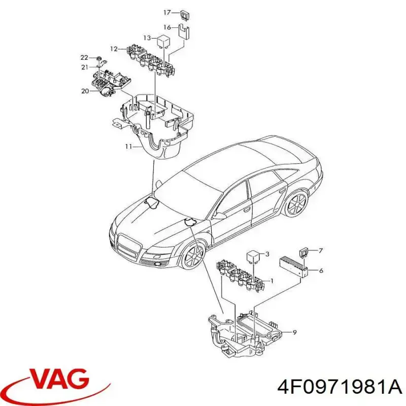  VAG 4F0971981A precio, desde 1,36 EUR