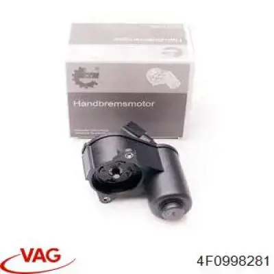Motor del actuador de la pinza de freno trasera 4F0998281 VAG