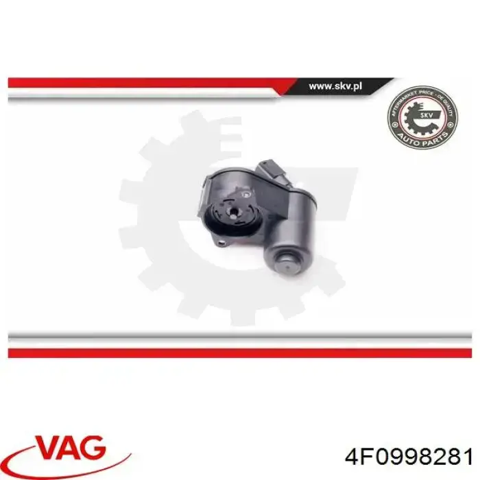 Motor del actuador de la pinza de freno trasera VAG 4F0998281 precio, desde 44,05 EUR
