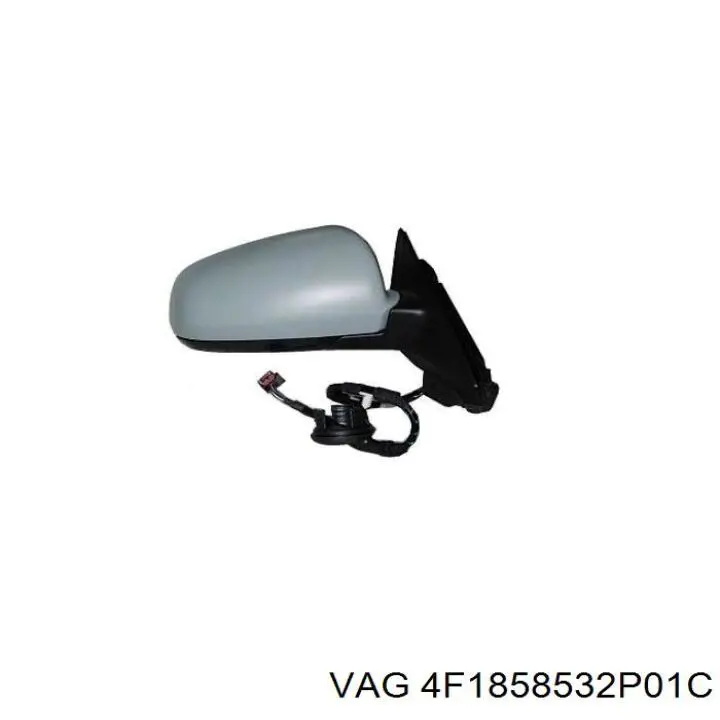 4F1858532H01C VAG espejo retrovisor derecho