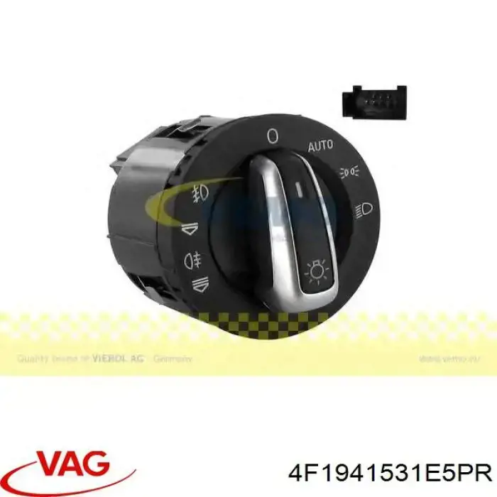 4F1941531E5PR VAG interruptor de faros para "torpedo"