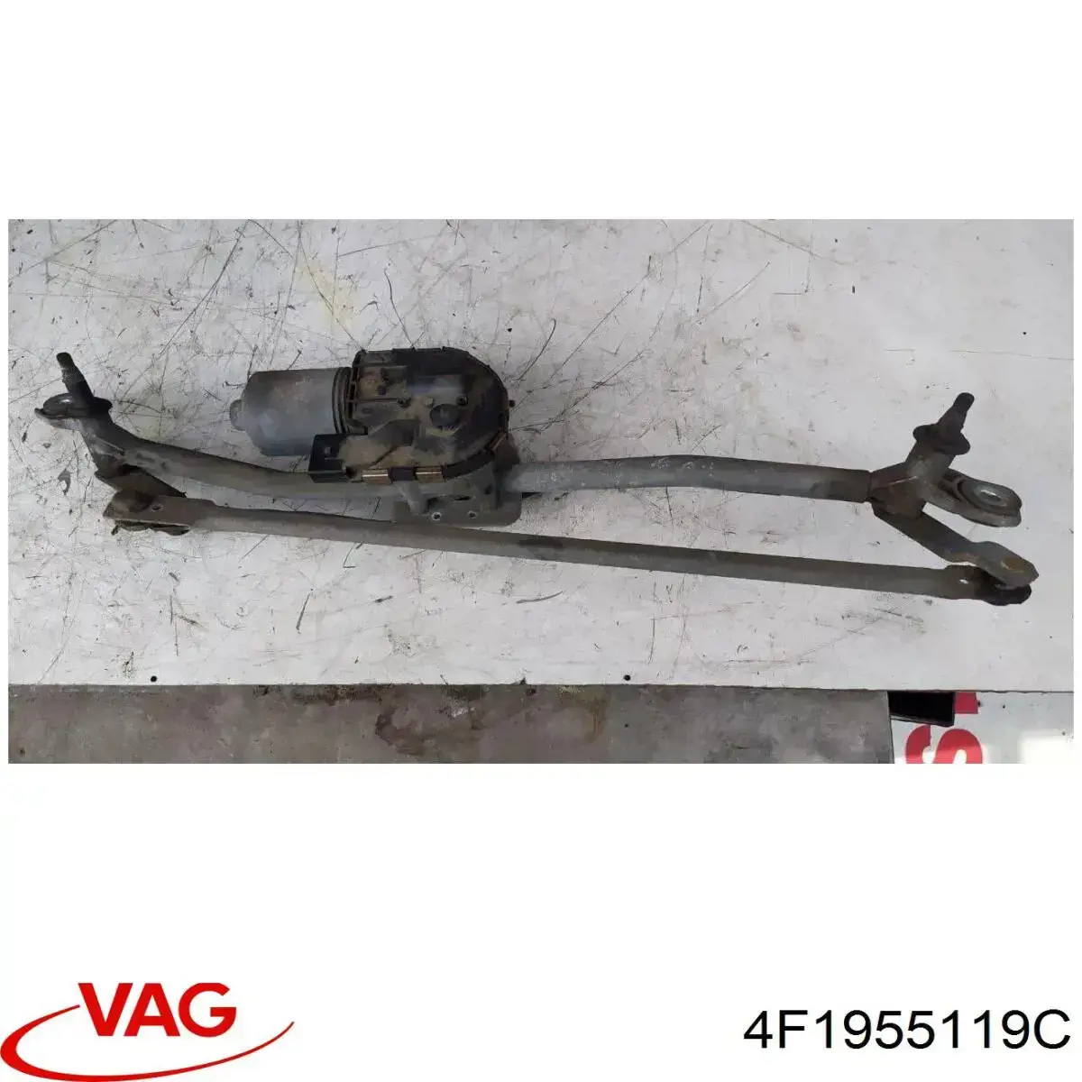 4F1955119C VAG Motor del limpiaparabrisas