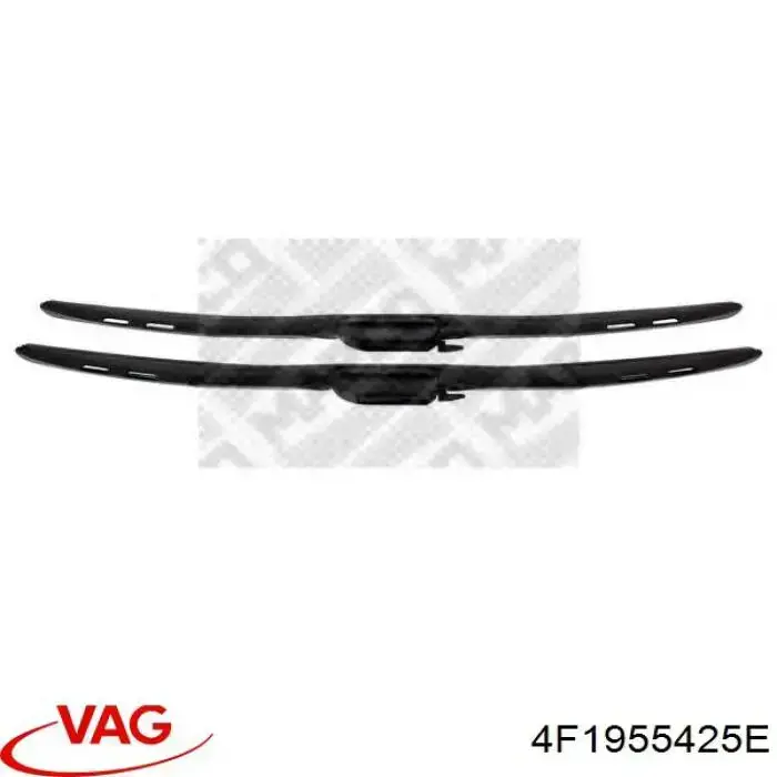 Escobilla del limpiaparabrisas del lado del conductor 4F1955425F VAG