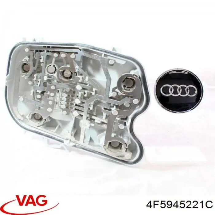Comprar 4F5945221C VAG Placa de contacto de luz trasera