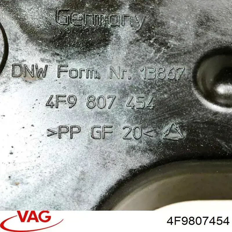 Guía derecha del parachoques trasero VAG 4F9807454 precio, desde 27,88 EUR