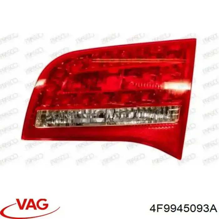 Piloto trasero interior izquierdo VAG 4F9945093A precio, desde 141,81 EUR