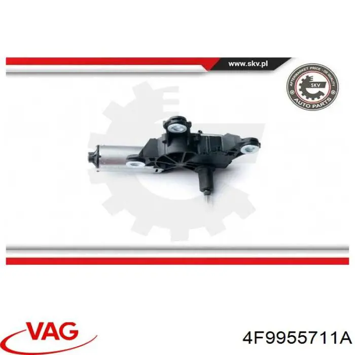 Motor del limpiaparabrisas trasero VAG 4F9955711A precio, desde 65,34 EUR
