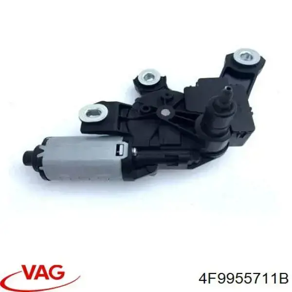 Motor limpiaparabrisas, trasera 4F9955711B VAG
