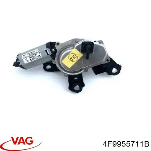 Motor limpiaparabrisas, trasera 4F9955711B VAG