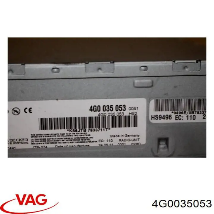 4G0035053X VAG