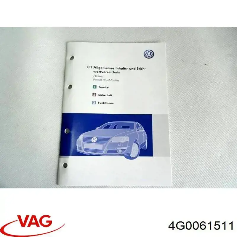 Juego de alfombrillas traseras, 2 piezas 4G0061511 VAG
