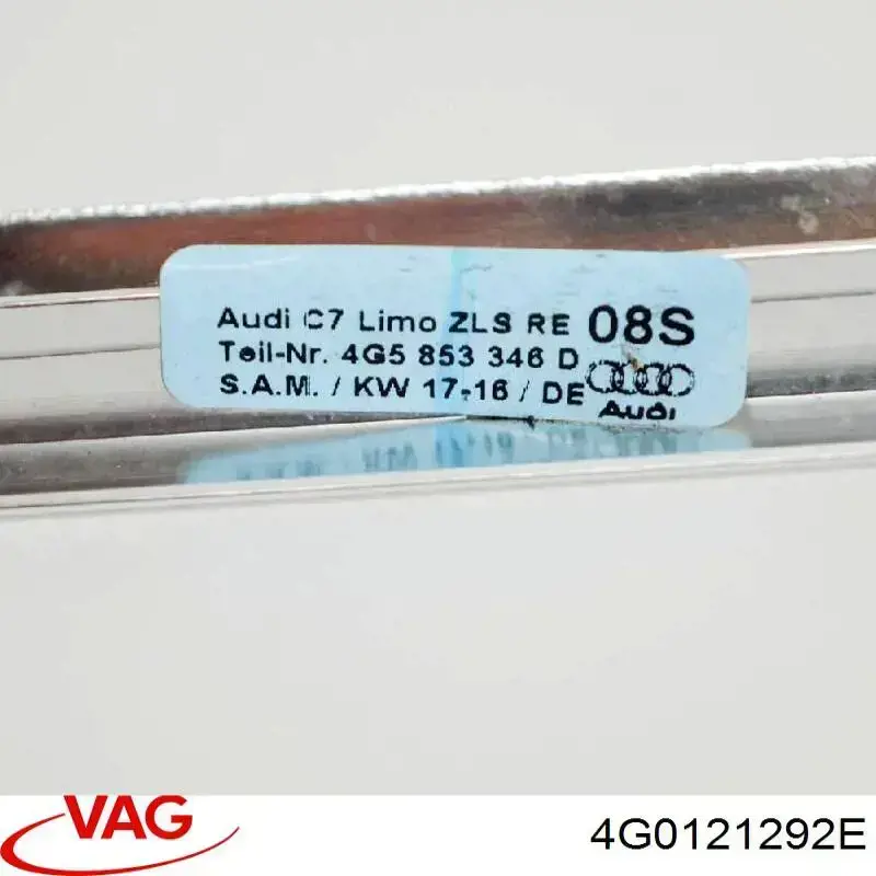 Deflector de aire del radiador 4G0121292E VAG