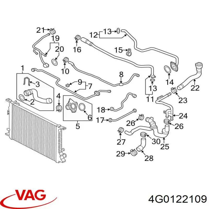  VAG 4G0122109 precio, desde 27,99 EUR