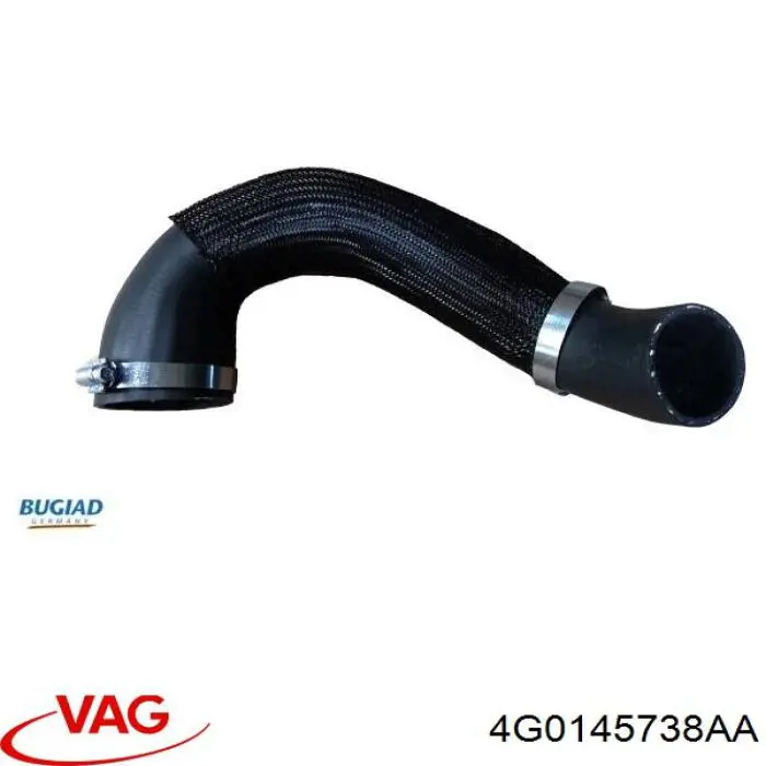 4G0145738AA VAG tubo flexible de aire de sobrealimentación derecho