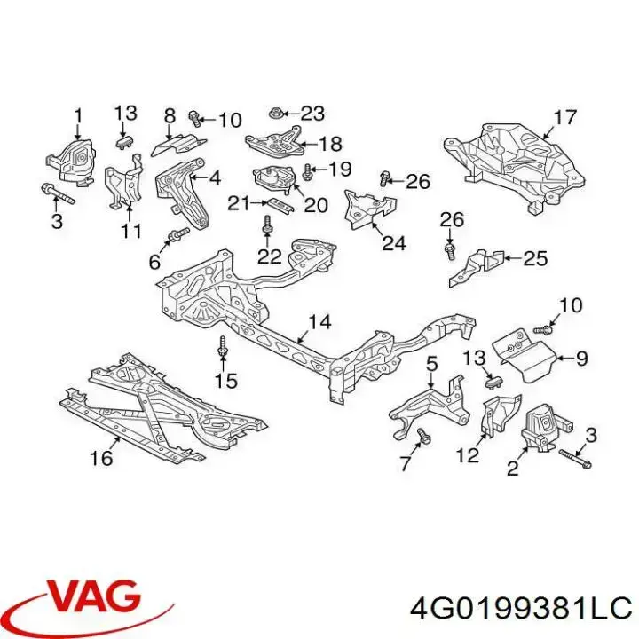 Soporte del motor izquierdo/derecho AND 30199013 precio, desde 91,60 EUR