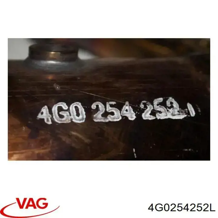 Convertidor catalítico derecho VAG 4G0254252LX precio, desde 6400,48 EUR