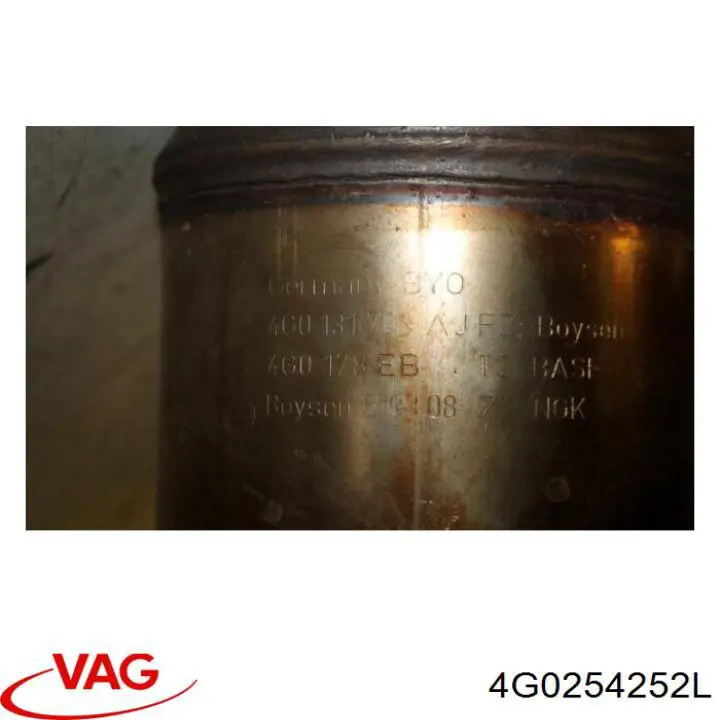 Comprar 4G0254252LX VAG Convertidor catalítico derecho