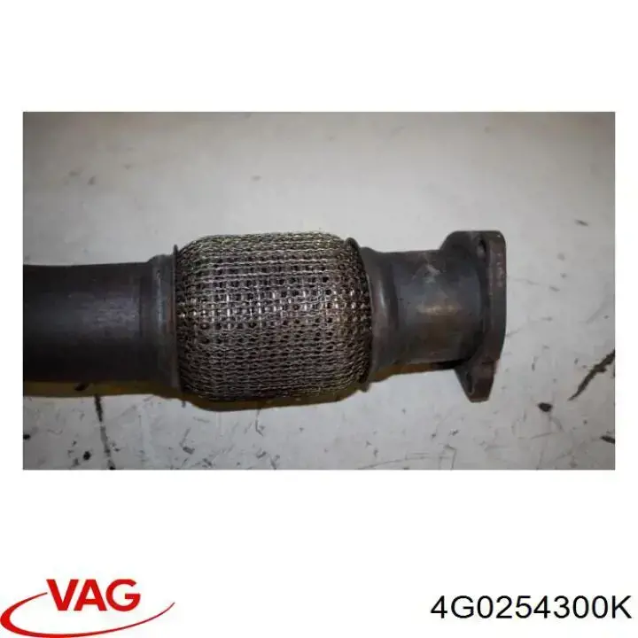 4G0254300K VAG Tubo intermedio de escape