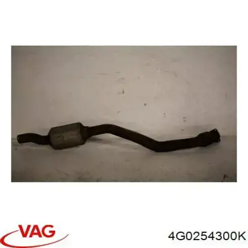 Tubo intermedio de escape VAG 4G0254300K precio, desde 485,41 EUR