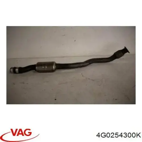 Tubo intermedio de escape 4G0254300K VAG