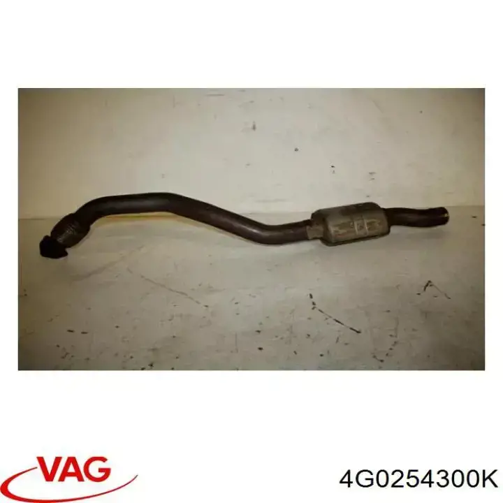 4G0254300K VAG Tubo intermedio de escape