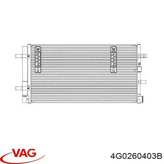 Comprar 4G0260403B VAG Condensador de aire acondicionado