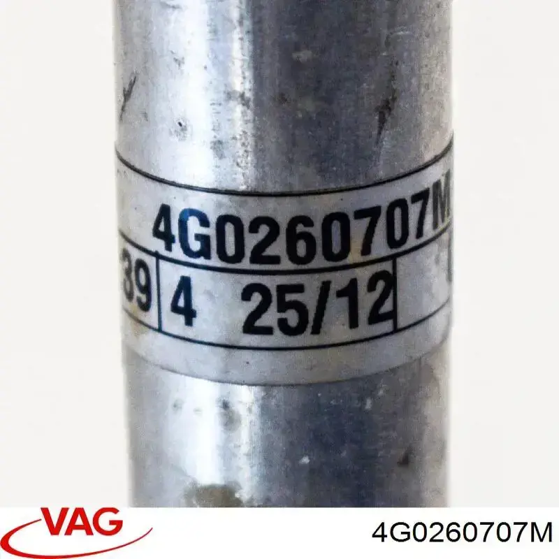 Manguera de aire acondicionado de evaporador al compresor 4G0260707M VAG
