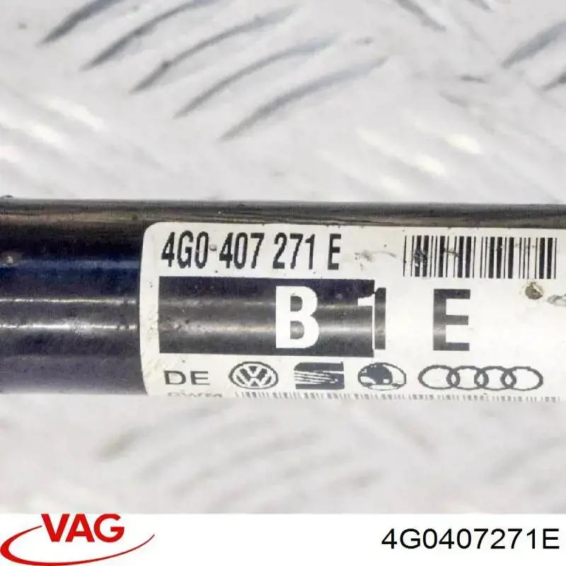 Semieje delantero 4G0407271E VAG