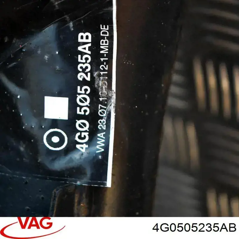 Subchasis trasero soporte motor 4G0505235P VAG