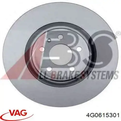 Comprar 4G0615301 VAG Freno de disco delantero