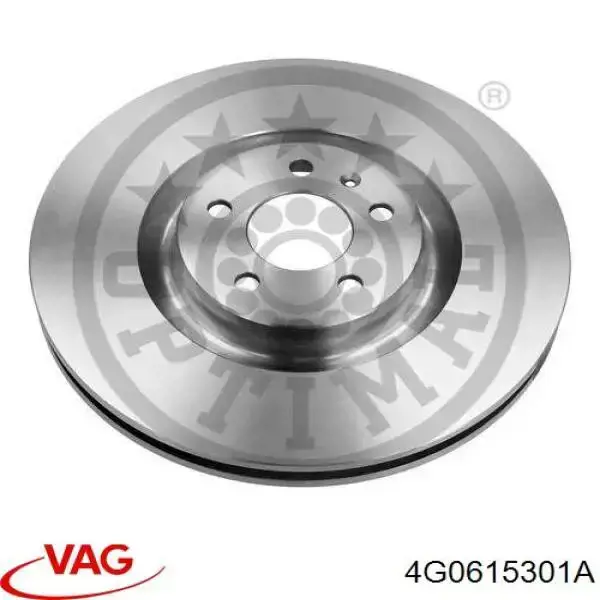 Disco de freno 4G0615301A VAG