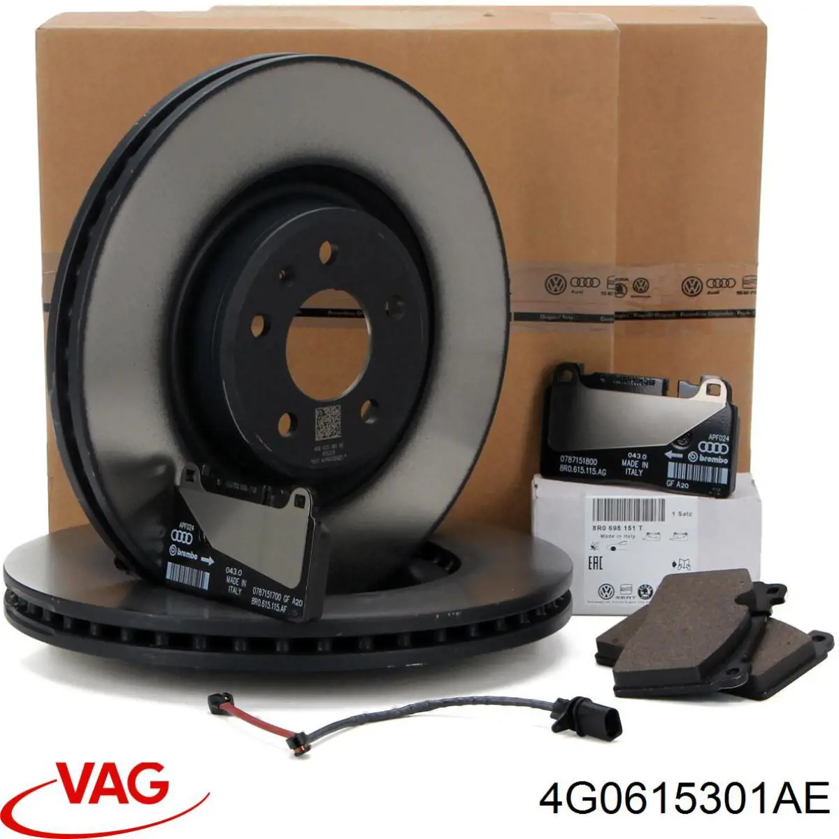 Comprar 4G0615301AE VAG Freno de disco delantero
