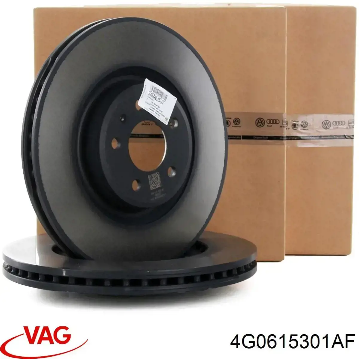 Disco de freno 4G0615301AF VAG