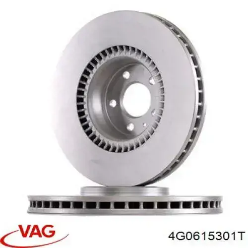 Disco de freno delantero VAG 4G0615301T
