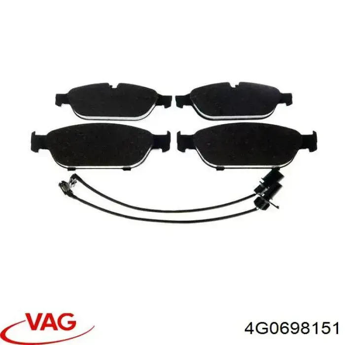 Pastillas freno delanteras VAG 4G0698151 precio, desde 44,79 EUR