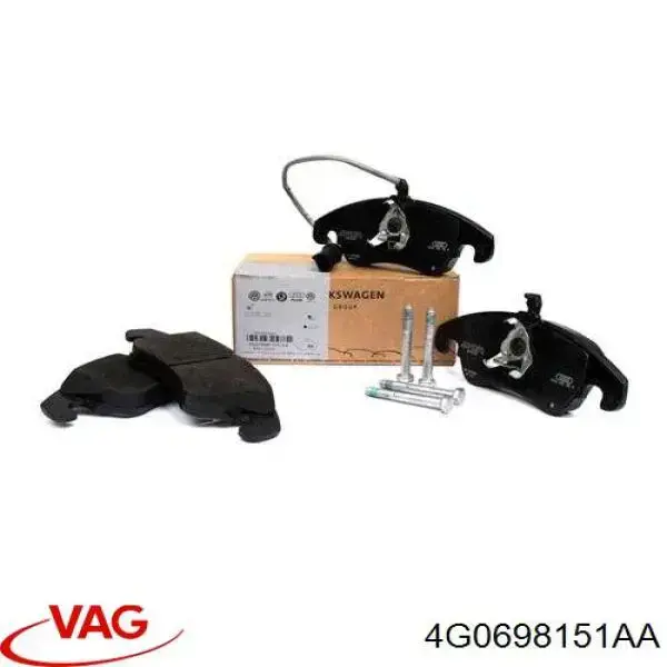 Pastillas freno delanteras VAG 4G0698151AA precio, desde 44,79 EUR