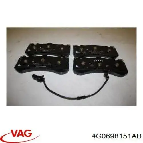 Comprar 4G0698151AB VAG Pastillas delanteras de freno
