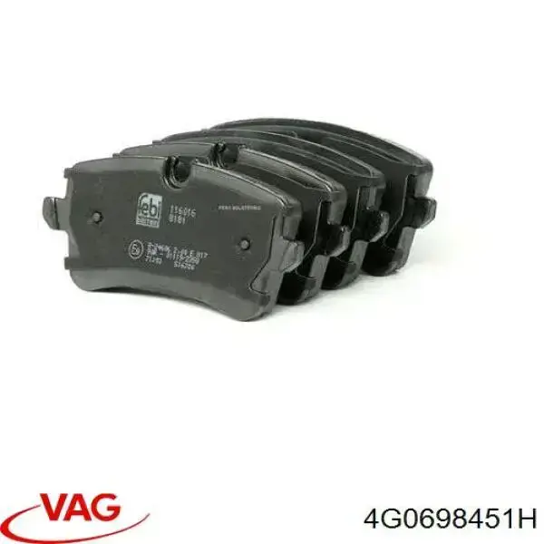 Comprar 4G0698451H VAG Pastillas de freno traseras