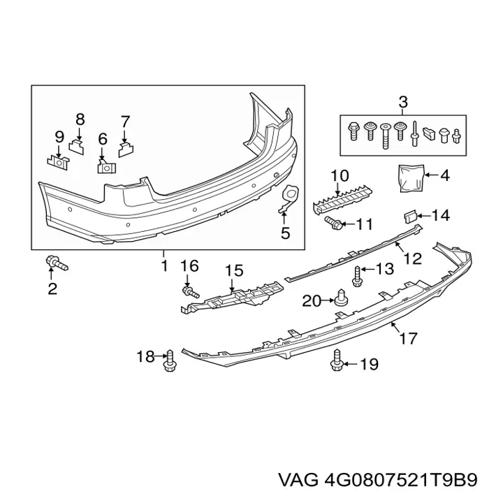 Comprar 4G0807521T9B9 VAG 