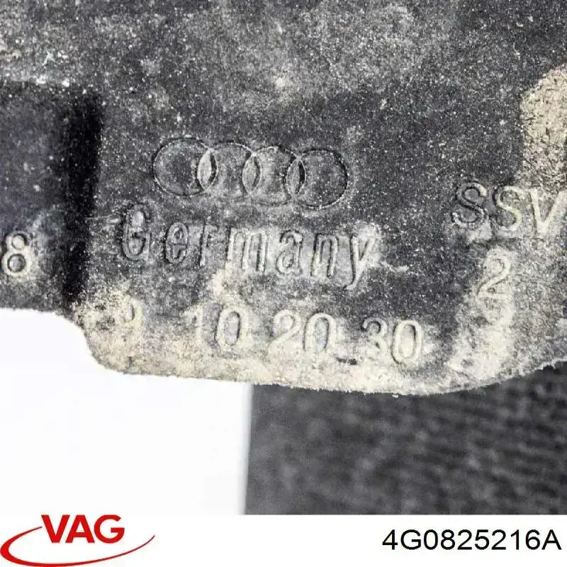Protección inferior trasera derecha 4G0825216A VAG