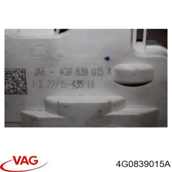 Cerradura de puerta trasera izquierda VAG 4G0839015A