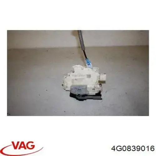 Cerradura de la puerta trasera derecha 4G0839016 VAG